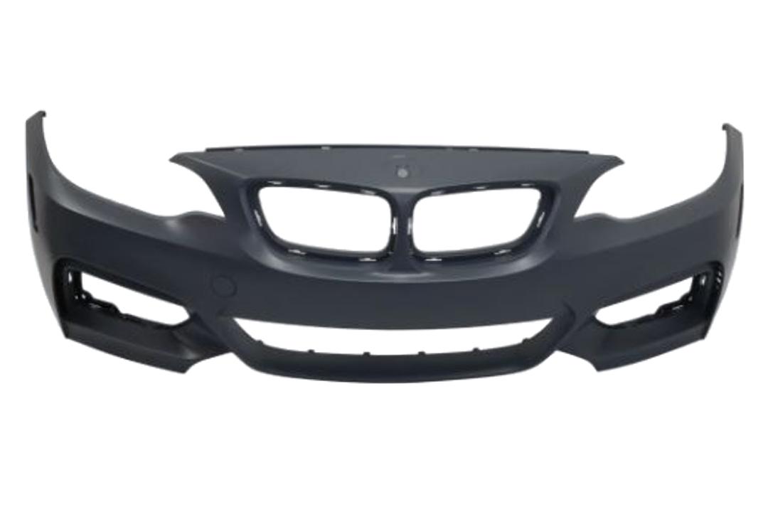 2017-2021 BMW 2-Series Front Bumper Painted  WITH: M-Package | WITHOUT: Park Assist Sensor Holes, Park Distance Sensor Holes, Head Light Washer Holes 51118058100