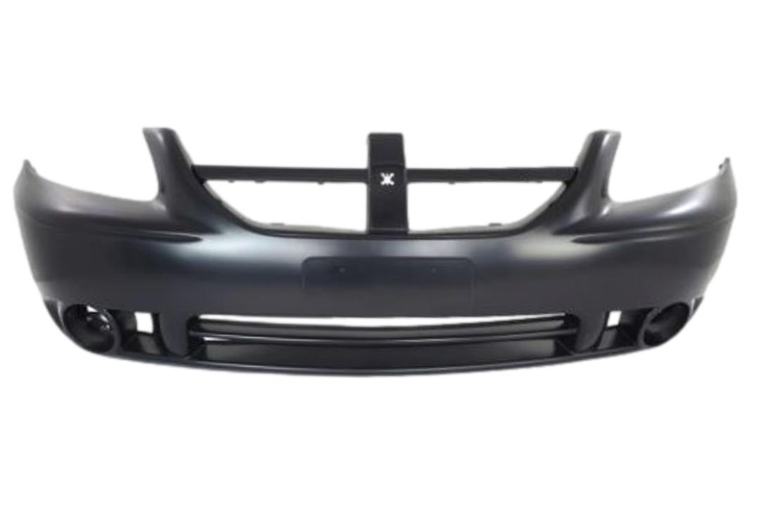 2005-2007 Dodge Caravan Front Bumper Painted WITH: Fog Light Holes | WITHOUT: Grained Lower