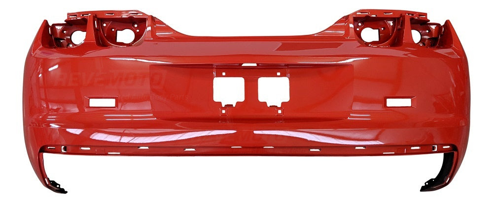 2010 Chevrolet Camaro Rear Bumper, Without Parking Sensors, Painted Inferno Orange Metallic (WA502Q) 22766176_GM1100846