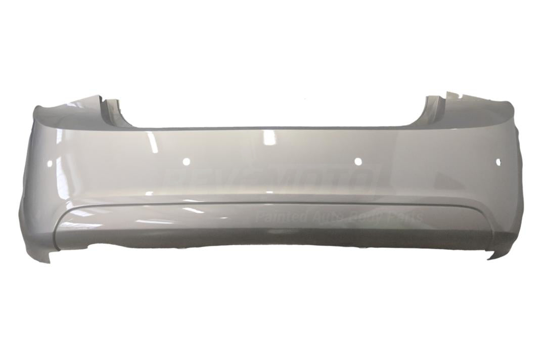 2011-2016 Chevrolet Cruze Rear Bumper Painted Champagne Silver Metallic (WA102V) WITH: Park Assist Sensor Holes, Reverse Sensor | WITHOUT: RS Package, Side Detection 95016695