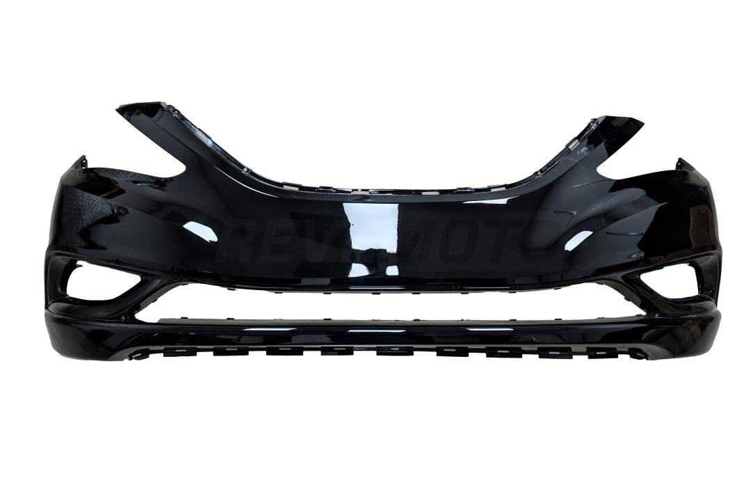 2011-2013 Hyundai Sonata Front Bumper Painted Phantom Black Metallic (S3) Non Hybrid Models 865113Q000