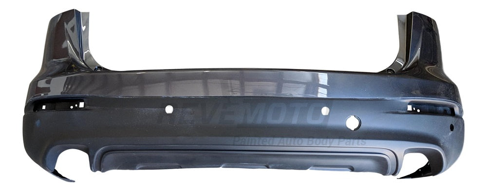 2014 Mazda CX-9 Rear Bumper Cover, With Parking Sensor Holes, Painted Meteor Gray Mica (42A)