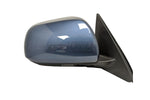 2012 Toyota Highlander Painted Side View Mirror Shoreline Blue Pearl (8V5) Limited Models Also Fits Hybrid Models Power Heated; Manual Folding w/ Puddle Lamp Right, Passenger Side 8791048363