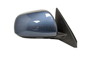 2012 Toyota Highlander Painted Side View Mirror Shoreline Blue Pearl (8V5) Limited Models Also Fits Hybrid Models Power Heated; Manual Folding w/ Puddle Lamp Right, Passenger Side 8791048363