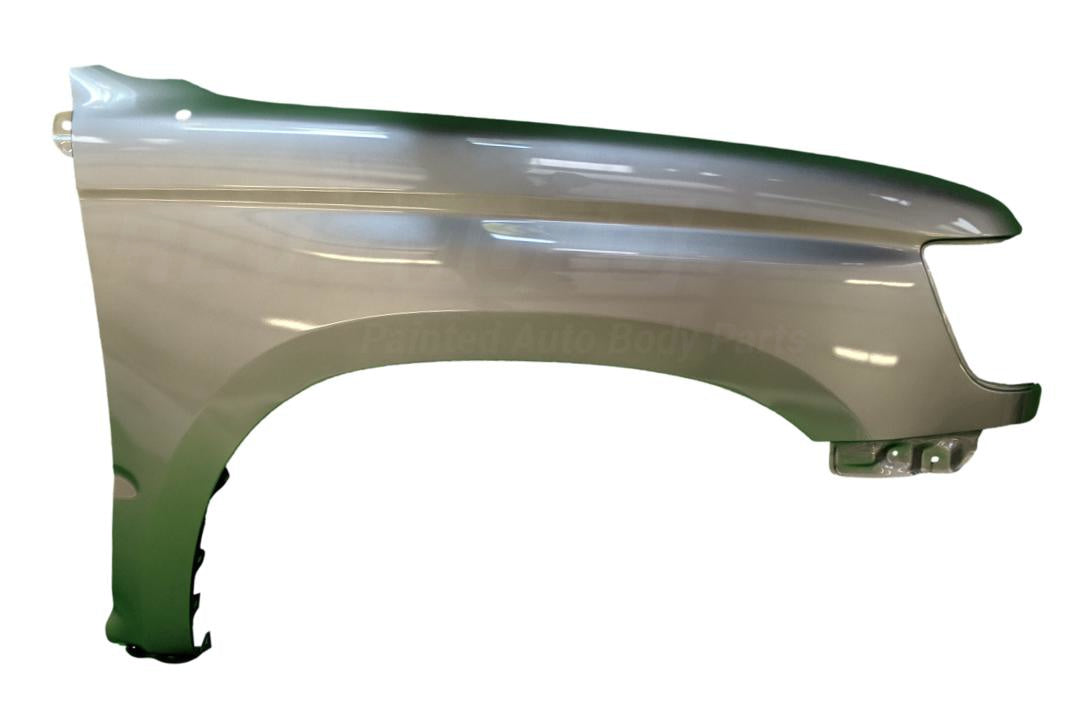 Painted Fender for 2000-2002 Toyota 4Runner Thunder Cloud Metallic (1D2) 5380135540 ReveMoto Painted Auto Body Parts Replacement