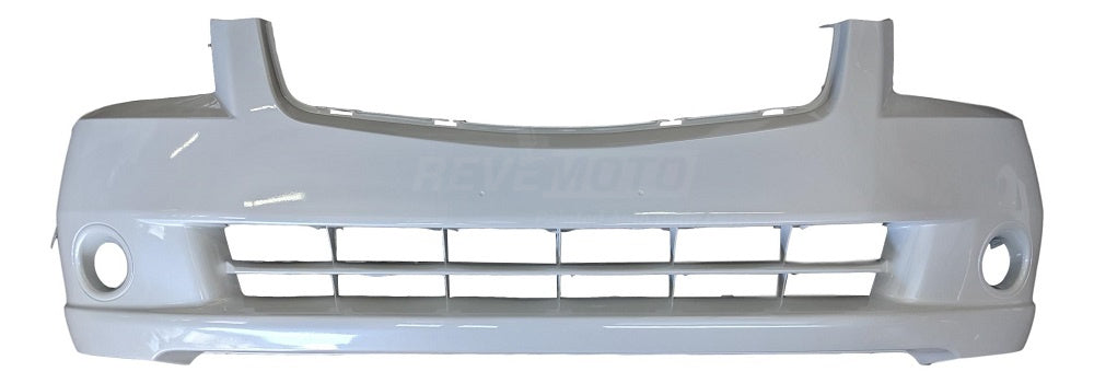 2005 Nissan Altima Front Bumper Painted Satin White Pearl (QX3),2.5 Liter Models (Except SE-R)