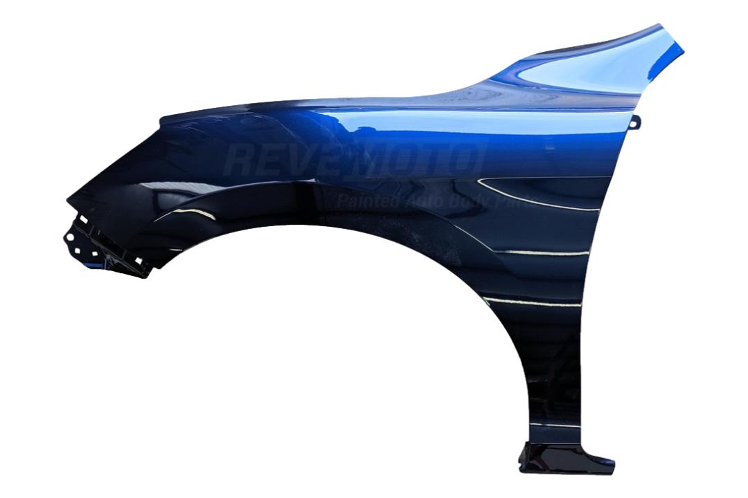 2013-2017 Honda Accord Fender Painted Obsidian Blue Pearl B588P Left, Driver-Side  60261T2FA90ZZ HO1240185 ReveMoto Painted Auto Parts Replacement