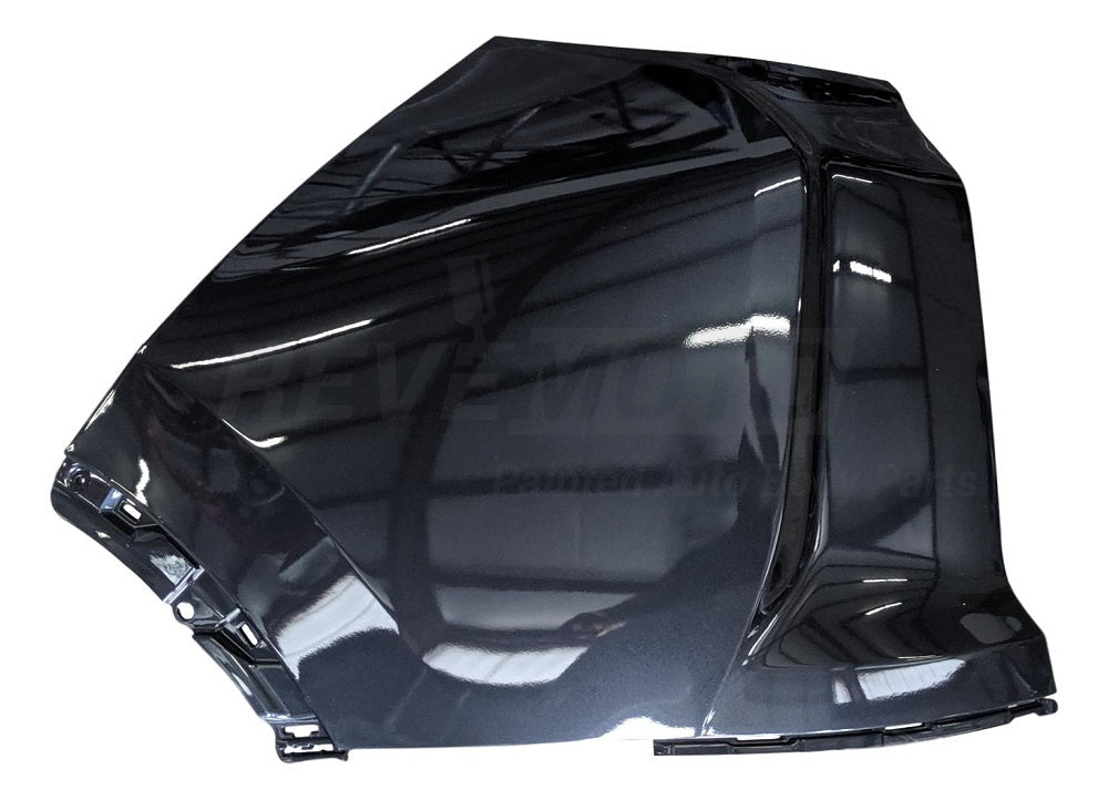 2017 Honda CR-V Driver Side Rear Bumper Cover, Upper, End Cap, Painted Gunmetal Metallic (PB88M)