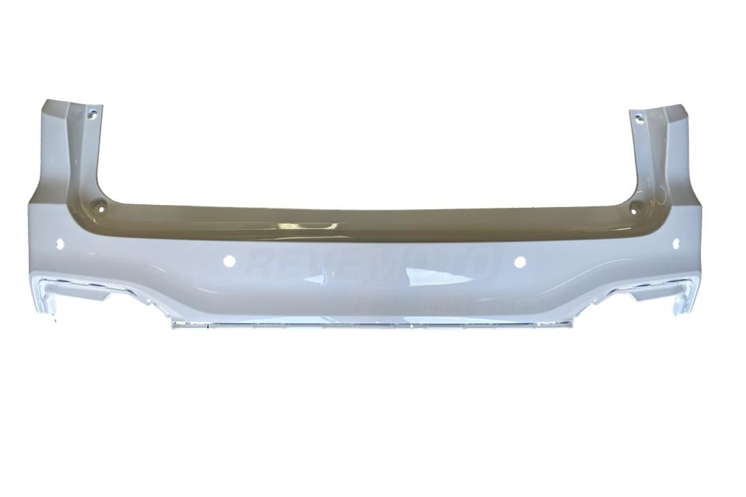 2016 Acura RDX Rear Bumper Cover Painted White Diamond Pearl (NH603P) Upper, WITH Park Assist Sensor Holes 04715TX4A60ZZ