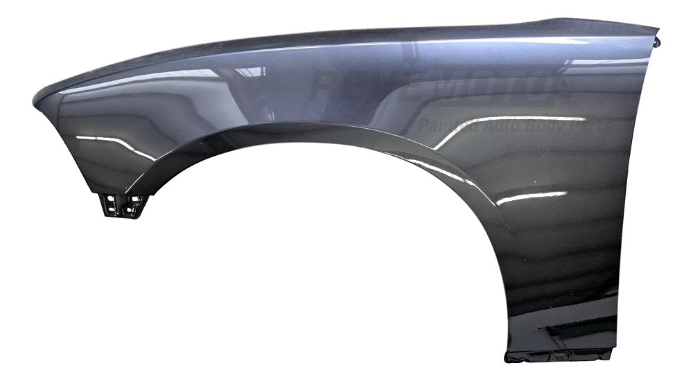 2014 Dodge Charger Driver Side Fender Painted Granite Crystal Metallic (PAU)
