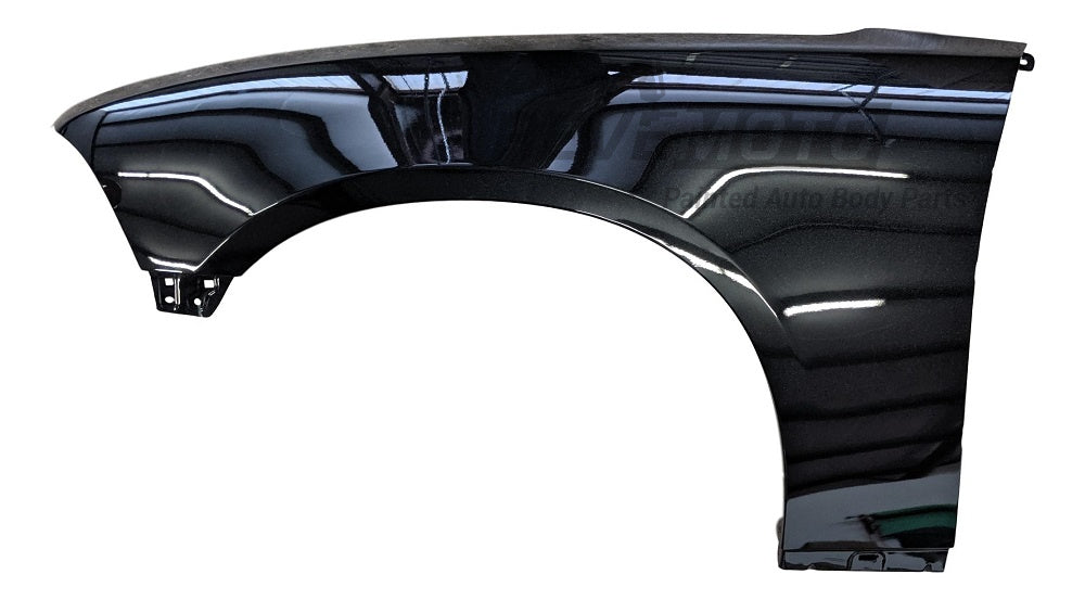2013 Dodge Charger Driver Side Fender Painted Phantom Black Pearl (PXT)