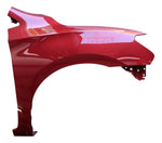 2015 Nissan Sentra Passenger Side Fender, With Rocker Molding Holes, Painted Red Pearl (NAH)