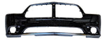 2013 Dodge Charger Front Bumper, Except SRT-8 Models, Without Adaptive Cruise Control, Painted Black (PX8)
