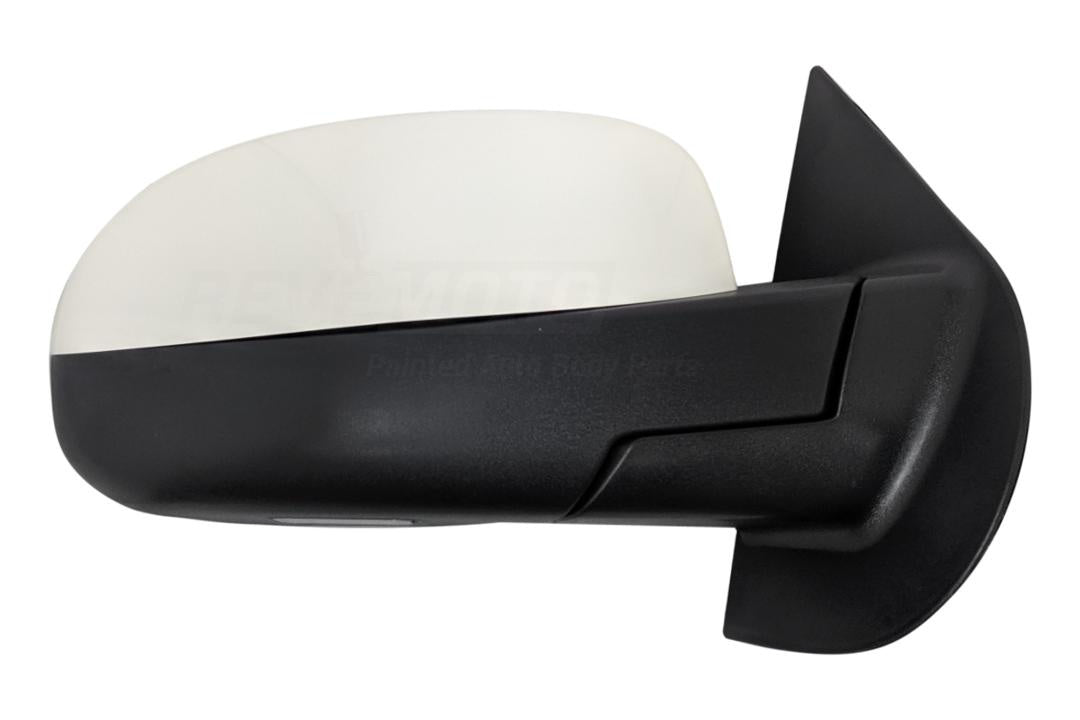 2007-2014 Cadillac Escalade Passenger Side View Mirror, Heated, Power Folding, With Memory, Signal and Puddle Light, PaintedWhite Diamond Pearl (WA800J) 25779849 GM1321377 