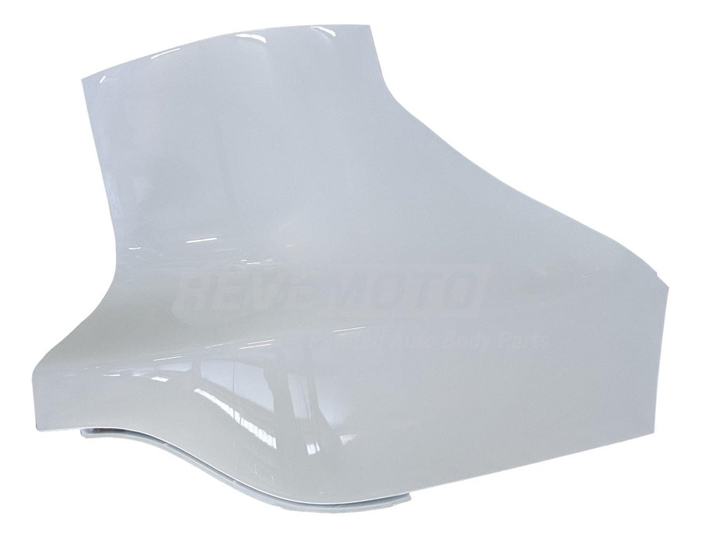 2007 Honda CR-V Passenger Side Rear Bumper End Cap, Painted Taffeta White (NH578)