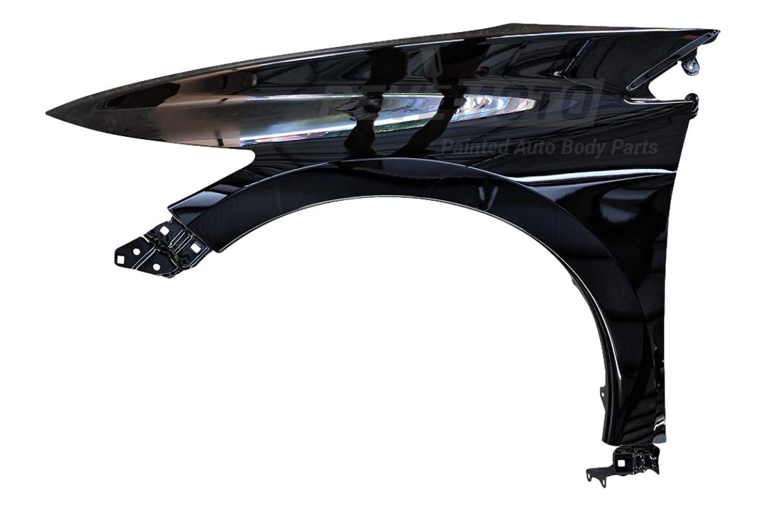 2011-2016 Honda CR-Z Fender Painted_Crystal_Black_Pearl_NH731P_Left, Driver-Side_ 60260SZTG90ZZ_ HO1240183