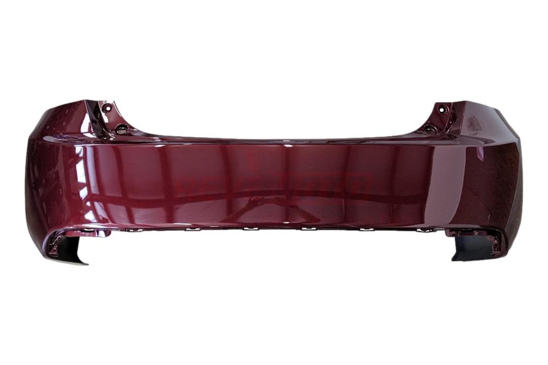 2013-2015 Honda Accord Rear Bumper Painted (Coupe/Sedan) Basque Red Pearl II (R548P) 04715T2AA90ZZ HO1100277