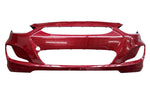 2014-2017 Hyundai Accent Front Bumper Painted Boston Red Pearl (P9R) Sedan/Hatchback 865111R010