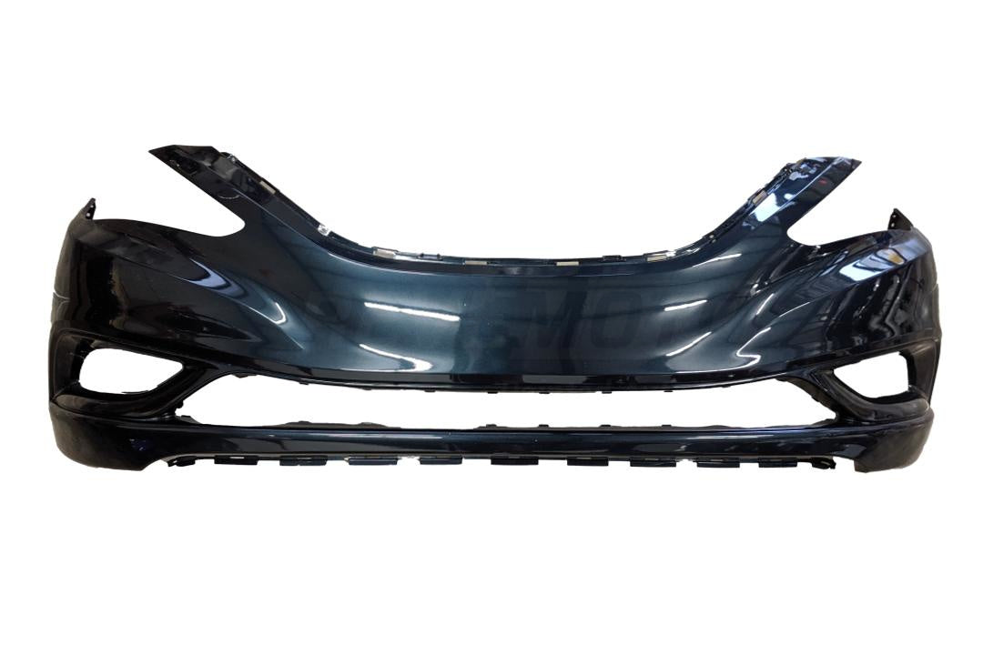 2011-2013 Hyundai Sonata Front Bumper Painted_Pacific Blue Pearl (T3)_Non-Hybrid Models_865113Q000