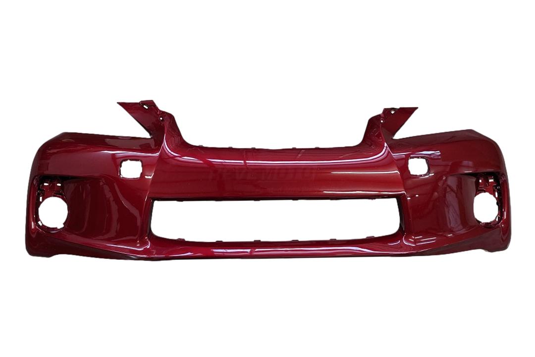 2011-2013 Lexus CT200H Front Bumper Painted (WITH: Sport Package)_Matador_Red_Mica_3R1_WITH: Sport Package; Head Light Washer Holes | WITHOUT: Park Assist Sensor Holes_ 5211976917_ LX1000237