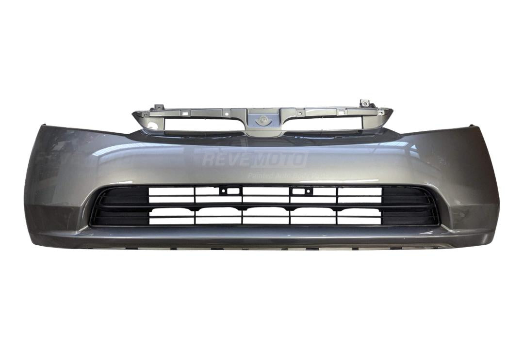 Painted Front Bumper for 2006-2008 Honda Civic Galaxy Gray Metallic (NH701M) 04711SNEA90ZZ HO1000239