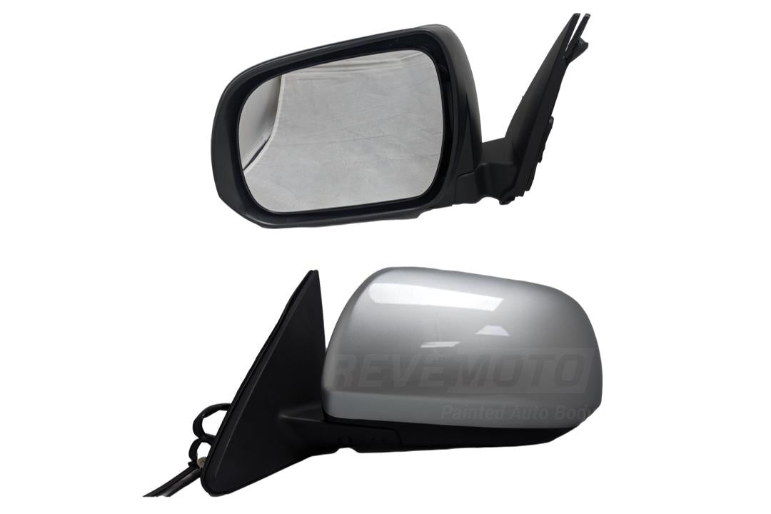 2010 Toyota Highlander Painted Side View Mirror Classic Silver Metallic (1F7) Base,Sport,Japan Built Also Fits Hybrid Power Manual Folding Heated w/o Puddle Lamp Left, Driver Side 8794048303