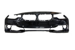 2013-2018 BMW 3-Series Front Bumper Painted_Black_Sapphire_Metallic_475_Sedan/Wagon | WITH: M-Package, Parking Distance Control Holes, Park Assistant Sensor Holes, Side View Camera Holes | WITHOUT: Head Light Washer Holes_ 51118067955_ BM1000291