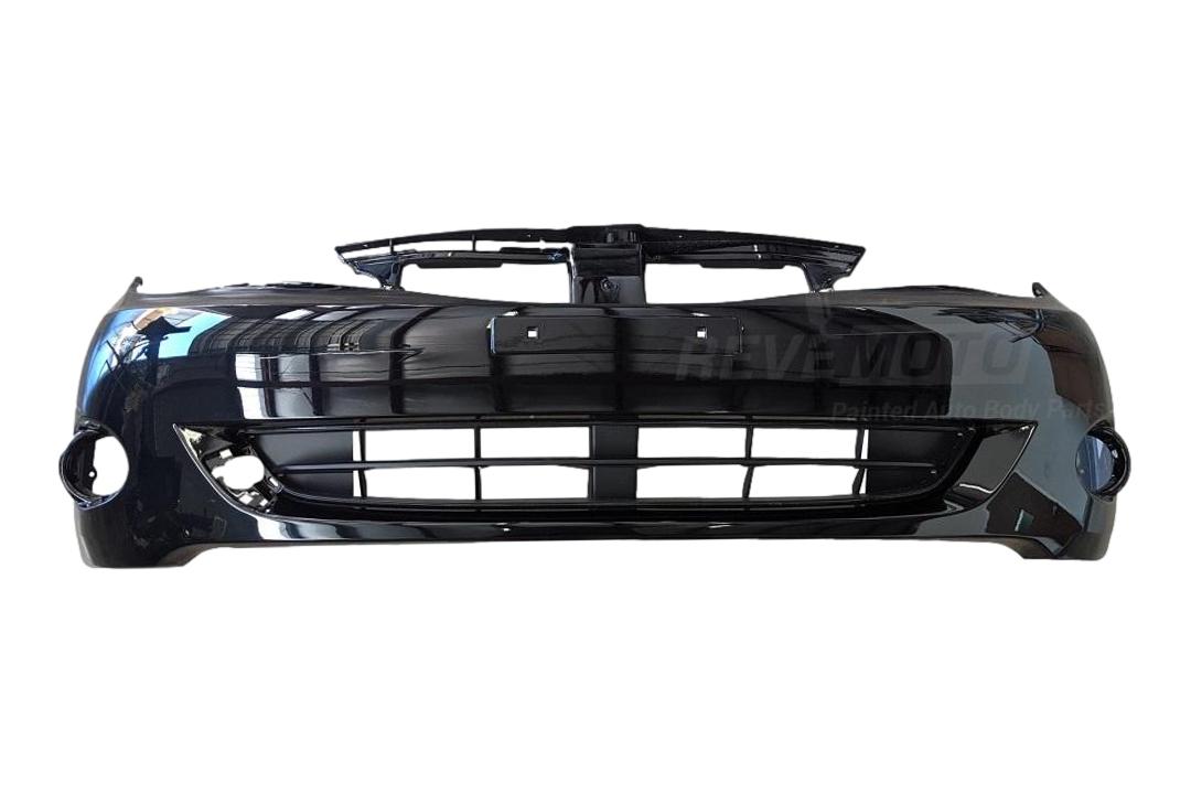 2008-2011 Subaru Impreza WRX Front Bumper Painted_Obsidian_Black_Pearl_32J_WITHOUT: Lower Lip Molding Holes, Lip Spoiler_ 57704FG001_ SU1000158