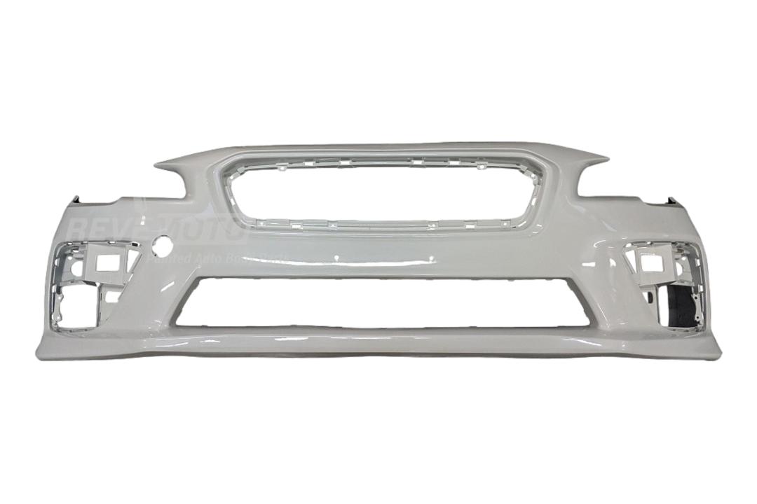2015-2017 Subaru WRX Front Bumper Painted Crystal White Pearl K1X Sedan 57704VA000 SU1000175 ReveMoto Painted Auto Parts Replacement