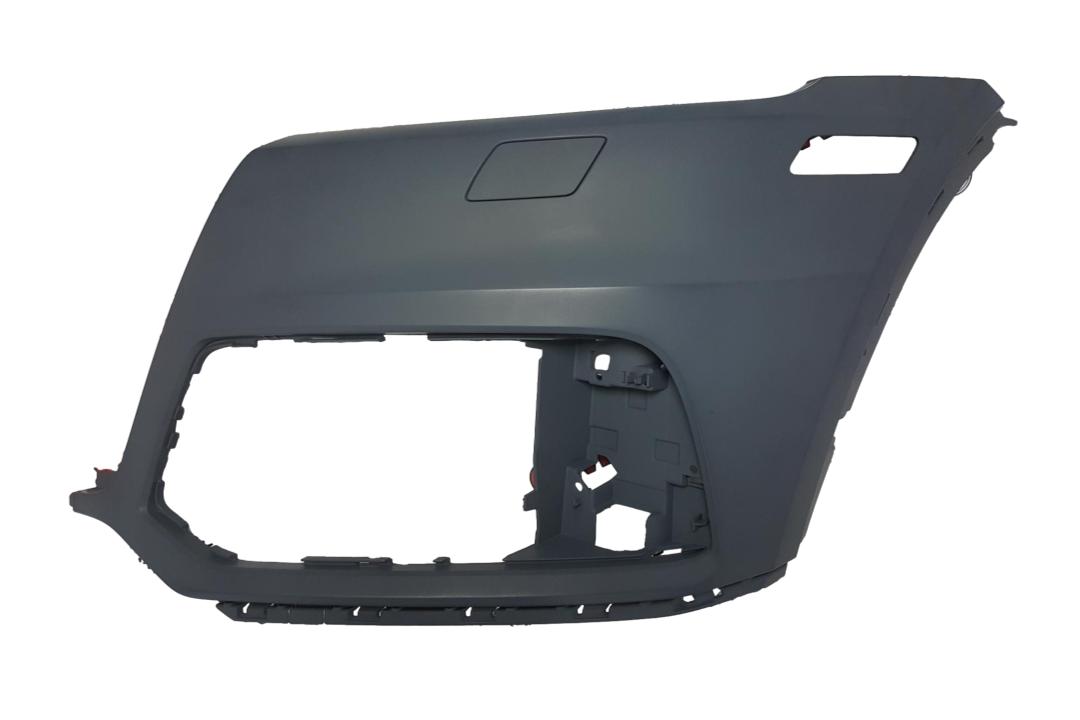 2018-2020 Audi Q5 Front Bumper Cover Painted (Driver-Side) WITH: Washer Holes | WITHOUT: S-Line Style, Park Assist Sensor Holes, Parallel Park Sensor Holes 80A807107CGRU