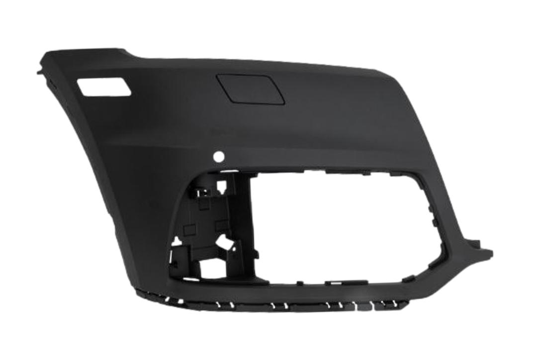 2018-2020 Audi Q5 Front Bumper Painted (Passenger-Side) WITH: Washer Holes, Park Assist Sensor Holes | WITHOUT: S-Line Style, Auto Park, Parallel Park Sensor Holes 80A807108DGRU