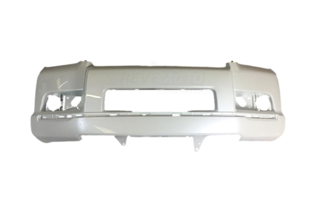 2010-2013 Toyota 4Runner Front Bumper Cover Painted Classic Silver Metallic (1F7) Limited,SR5 Models WITH Chrome Trim Holes, Spoiler Holes, Appearance (Type 2) 5211935909