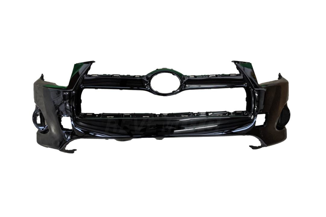 2009-2012 Toyota RAV4 Front Bumper Cover Painted Black (202) WITH: Flare Holes, Limited 5211942971