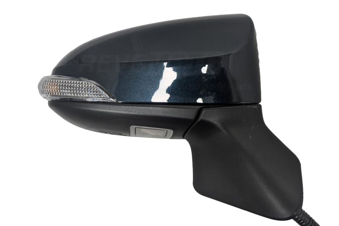 2015-2016 Toyota Venza Side View Mirror Painted Dark Steel Mica (1H2) WITH: Power, Power Folding, Heat, Memory, Turn Signal Light, Puddle Light Right, Passenger-Side 879100T071C