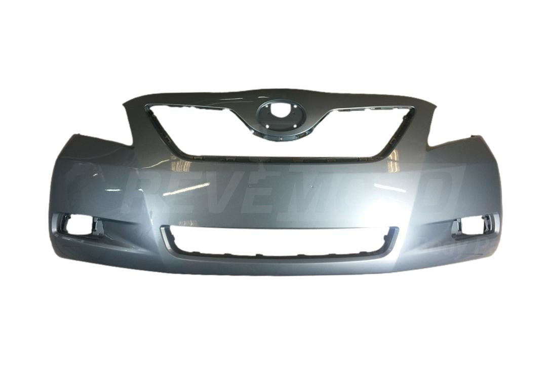 2007-2009 Toyota Camry USA Base Front Bumper Painted Light Blue Metallic 2FSky Blue Pearl (8S4)