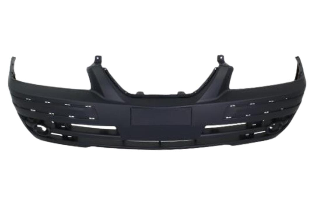2004-2006 Hyundai Elantra Front Bumper Painted Sedan/Hatchback WITH Strip Holes, Fog Light Holes, Molding