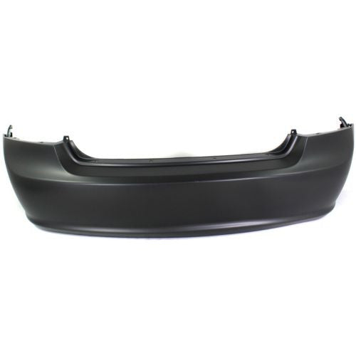 2007 Kia Spectra Rear Bumper Painted Ebony Black (Paint Code: EB)