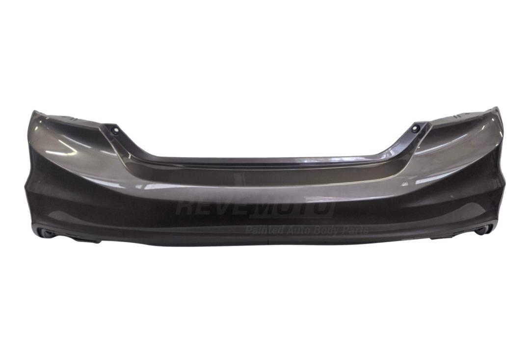 2013-2015 Honda Civic Rear Bumper Painted (Hybrid/Sedan)_Sedan (Upper)_Urban Titanium Metallic_YR578M_04715TR7A80ZZ_ HO1100284