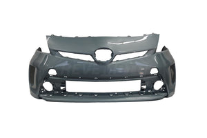 2012-2015 Toyota Prius Front Bumper Cover Painted Frosty Green Mica (781) WITH Halogen Headlights, WITHOUT Head Light Washer Holes 5211947934