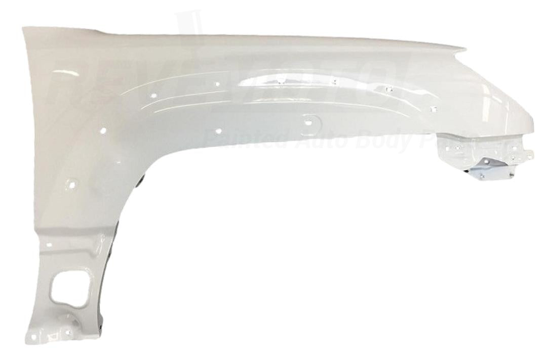 2006-2009 Toyota 4Runner Fender Painted Natural White (056) Right, Passenger-Side