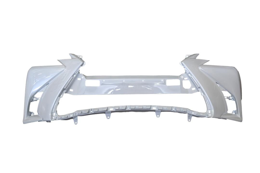 2016-2020 Lexus GS350 Front Bumper Painted (OEM | WITH: F-Sport Package)_Starfire_Pearl_77_WITHOUT: Head Light Washer Holes, Park Assist Sensor Holes_ 521193F960_ LX1000319
