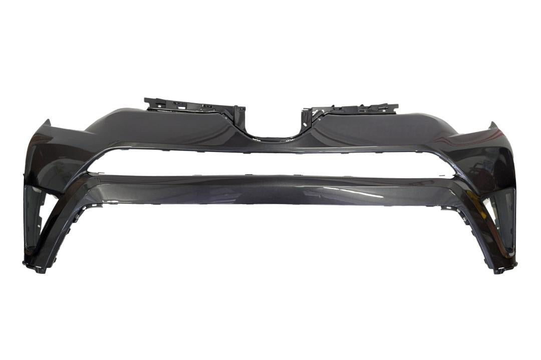 2016-2018 Toyota RAV4 Front Bumper Painted (Aftermarket) Magnetic Gray Metallic (1G3) 521190R914_TO1014105