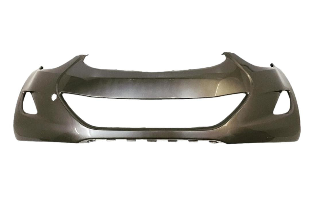 2011-2013 Hyundai Elantra Front Bumper Front Bumper (Korean Sedan) Painted Titanium Gray Metallic (N5S)