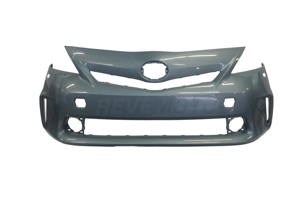 2012-2014 Toyota Prius V Front Bumper Painted Frosty Green Mica (781) 5211947924 