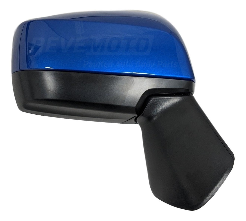 2015 Subaru WRX Side View Mirror Painted Wr Blue Pearl (K7X) , Right, Passenger-side , Heated; Without Turn Signal; Power; Manual Folding_91036VA061WRX
