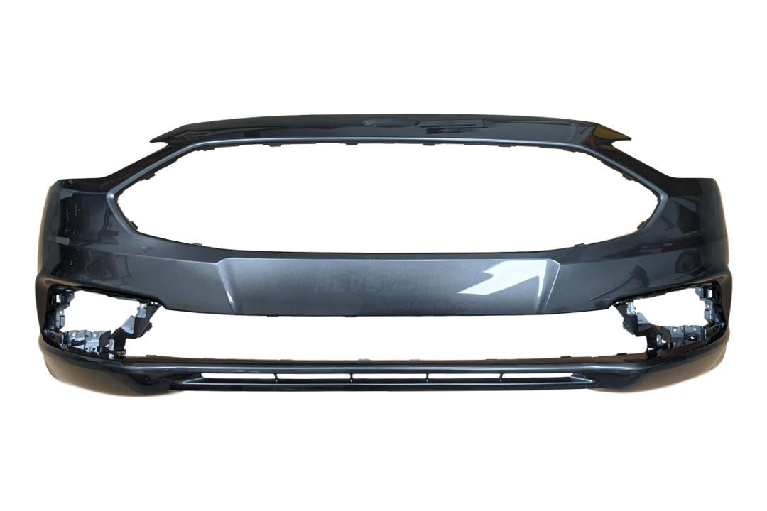 2017-2018 Ford Fusion Front Bumper Painted Magnetic Gray Metallic (J7) HS7Z17D957AAPTM FO1000719