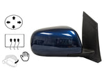 2004 Toyota Sienna Painted Side View Mirror - Stratosphere Mica (8Q0), Power; Heated; Manual Folding; Without Auto Dimming Glass; Without Turn Signal; Puddle Lamp; wo BSD wo Memory 87910AE020