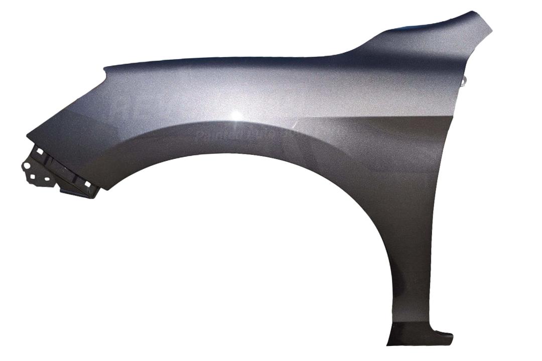 2013-2017 Honda Accord Fender Painted Modern Steel_Metallic NH797M Sedan/Hybrid | WITHOUT: Side Light Holes Left, Driver-Side 60261T2FA90ZZ HO1240185 ReveMoto Painted Auto Parts Replacement