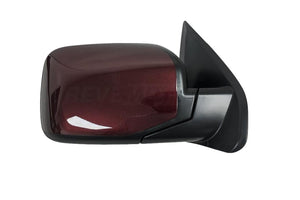 2009-2015 Honda Pilot Side View Mirror Painted_Dark_Cherry_Pearl_R529P_EX/EX-L/LX/Touring Models | WITH: Power, Manual Folding, Heat | WITHOUT: Turn Signal Light, Memory_76208SZAA11ZF_ HO1321248