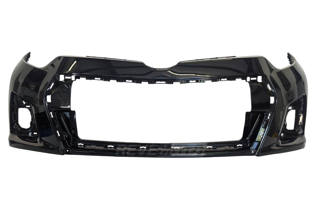 To1000400 2014-2016 Toyota Corolla : Front Bumper Painted (WITH: Sport Bumper, C ...